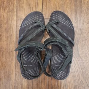 Merrell Sandals Black Womens 7